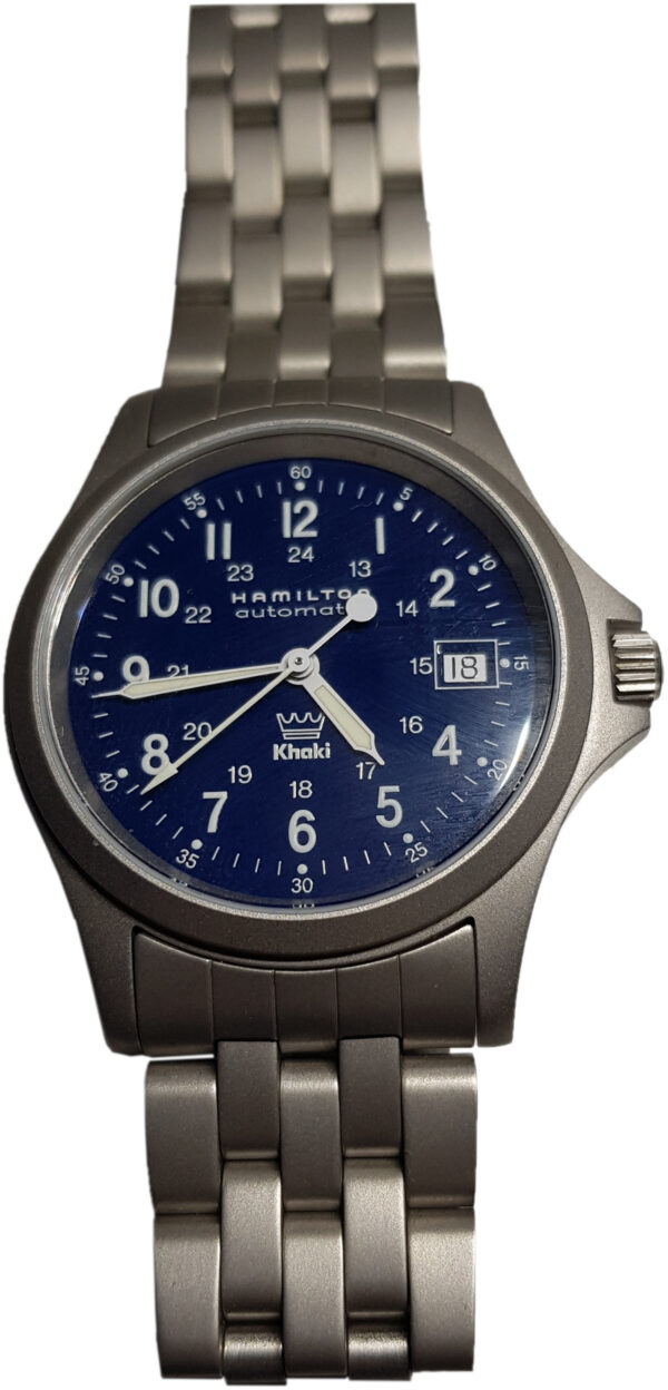 Hamilton Herrklocka H64415143 Blå/Stål Ø38 mm